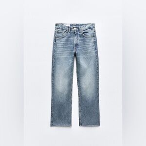 Zara straight leg jeans with a high waist